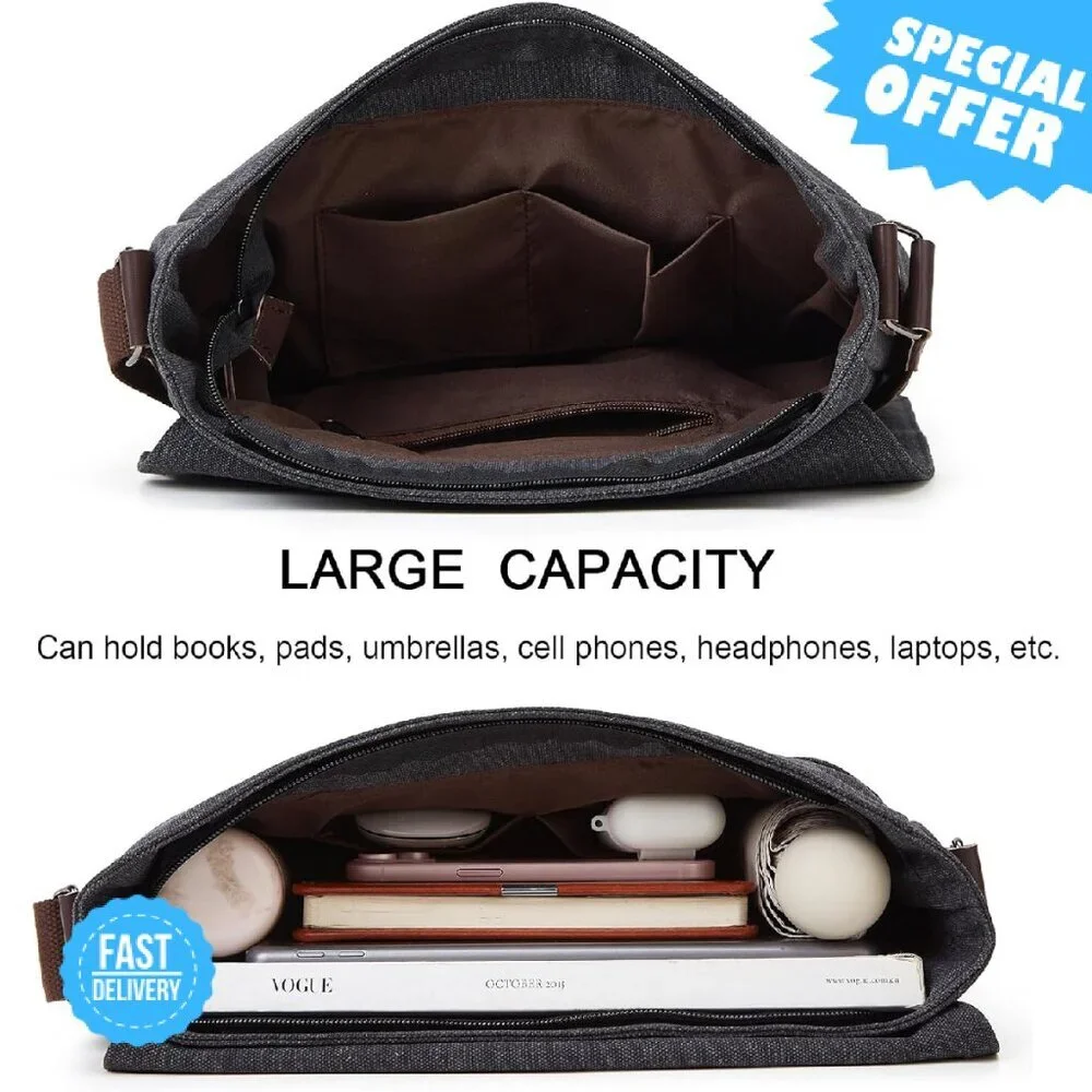 Brand New ZHIERNA Laptop Bag 13.3 Black Vintage